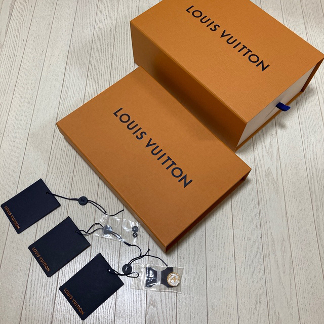 LOUIS VUITTON - ルイヴィトン 紙タグ 空箱 2個 セットの通販 LOUIS VUITTON - ルイヴィトン 紙タグ 空箱 2個 セットの通販