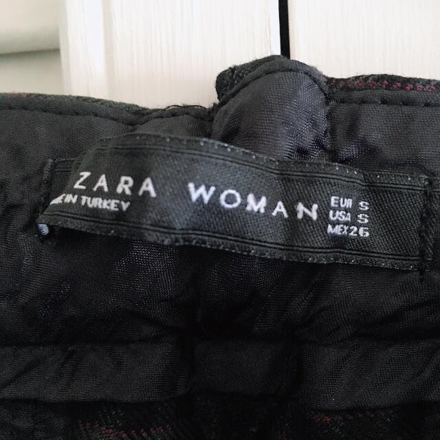 ZARA(ザラ)のザラ  チェック柄 スキニーパンツ レディースのパンツ(カジュアルパンツ)の商品写真