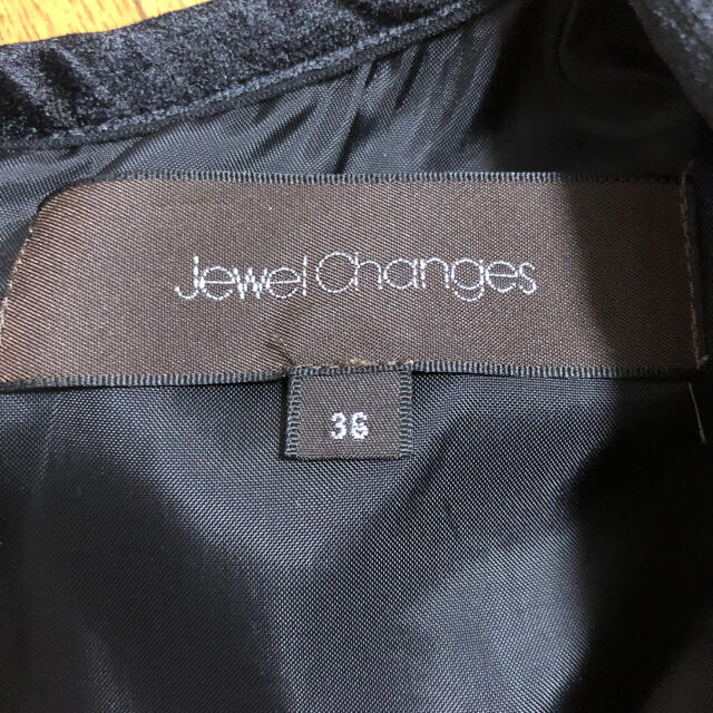 Jewel Changes(ジュエルチェンジズ)のジュエルチェンジズ　ノースリーブツイードワンピース レディースのワンピース(ひざ丈ワンピース)の商品写真