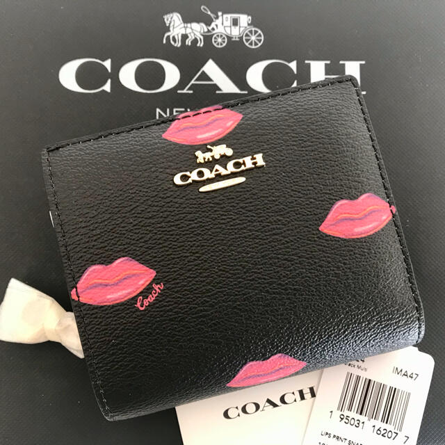 Sale! COACH 折り財布　リップ