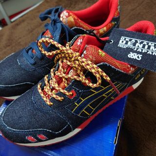 アシックス(asics)のasics gel lyte 3 japanese denim kimono(スニーカー)