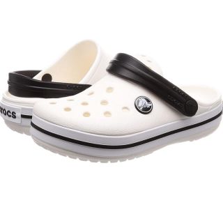 クロックス(crocs)のクロックス クロックバンド キッズ　ホワイト 白 20cm 子供(サンダル)