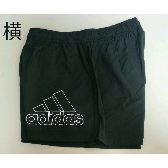 adidas(アディダス)の【デカロゴ！】アディダス ショートパンツ レディース XLサイズ adidas スポーツ/アウトドアのトレーニング/エクササイズ(トレーニング用品)の商品写真