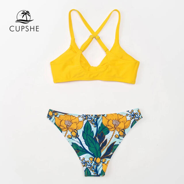 ALEXIA STAM(アリシアスタン)の夏前セール☆cupshe  ツーピース水着　新品 レディースの水着/浴衣(水着)の商品写真