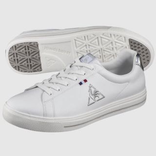 ルコックスポルティフ(le coq sportif)のルコック　スニーカー　23.0cm  ホワイト／シルバー(スニーカー)