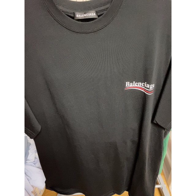 トップスBALENCIAGA Tシャツ キャンペーンロゴ　バレンシアガ Tシャツ