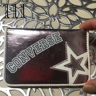 コンバース(CONVERSE)のコンバース　定期入れ　パスケース　ピンク　(名刺入れ/定期入れ)