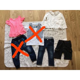 ザラキッズ(ZARA KIDS)のサイズ90   ジーパン　トップス　ギャップ　ZARA  H&M(パンツ/スパッツ)