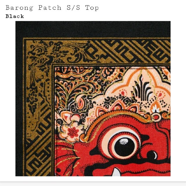 シュプリーム　Supreme Barong Patch S/S Top XL