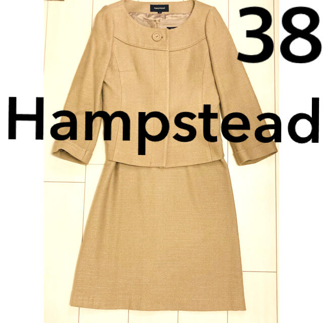 Hampstead 38 アンサンブルスーツ　ジャケット　ワンピース　ベージュジャケット