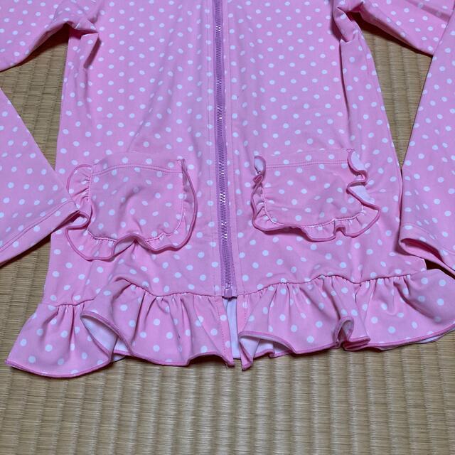 motherways(マザウェイズ)のmotherways ラッシュガードパーカー 150 キッズ/ベビー/マタニティのキッズ服女の子用(90cm~)(水着)の商品写真