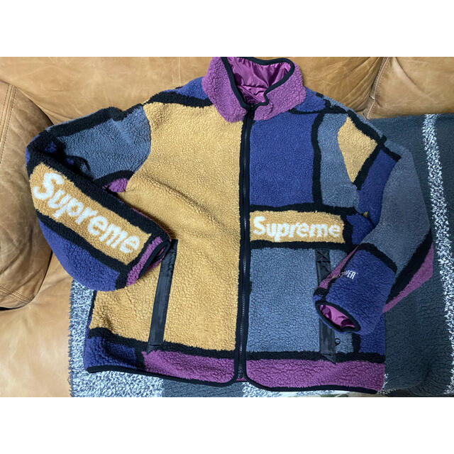 supreme Reversible Colorblocked Fleece