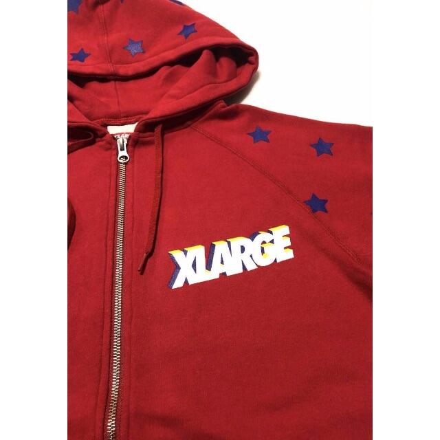 XLARGE(エクストララージ)のXLARGE エクストララージ星柄ジップパーカー 上地雄輔着用 新品 メンズのトップス(パーカー)の商品写真