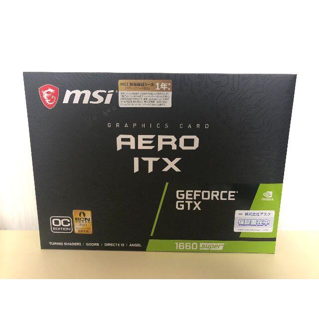 新品未開封品　MSI GTX 1660 SUPER AERO ITX OCPC/タブレット