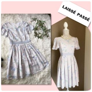 レッセパッセ(LAISSE PASSE)の♡レッセパッセ　フラワーワンピース♡(ひざ丈ワンピース)