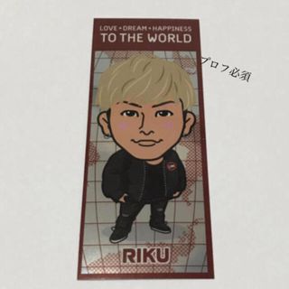 ザランページ(THE RAMPAGE)のTHE RAMPAGE RIKU 新体制 ステッカー(その他)
