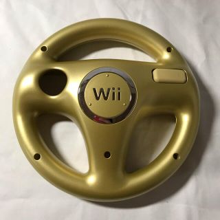 ニンテンドウ(任天堂)の送料込み【非売品】WII マリオカート　ハンドル　ゴールドカラー(その他)