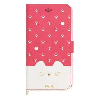 Minette iPhoneXS/X 手帳型スマホケース ピンク(iPhoneケース)