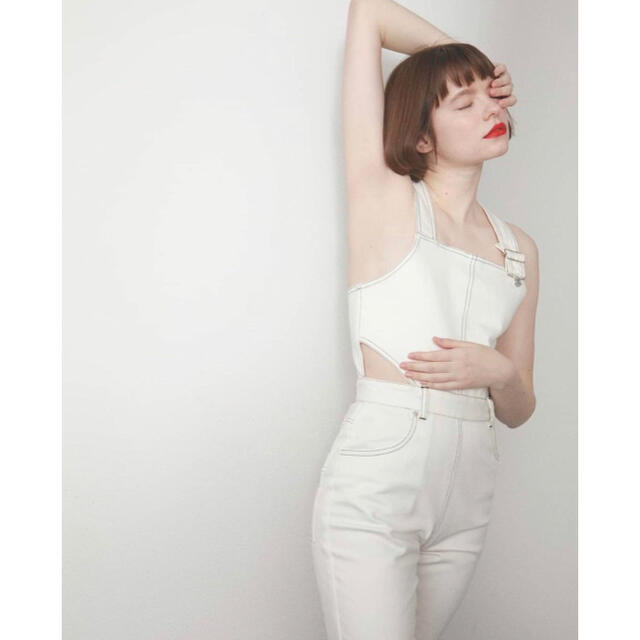 Rosarymoon Side Open Denim Salopette 特別価格 kinetiquettes.com