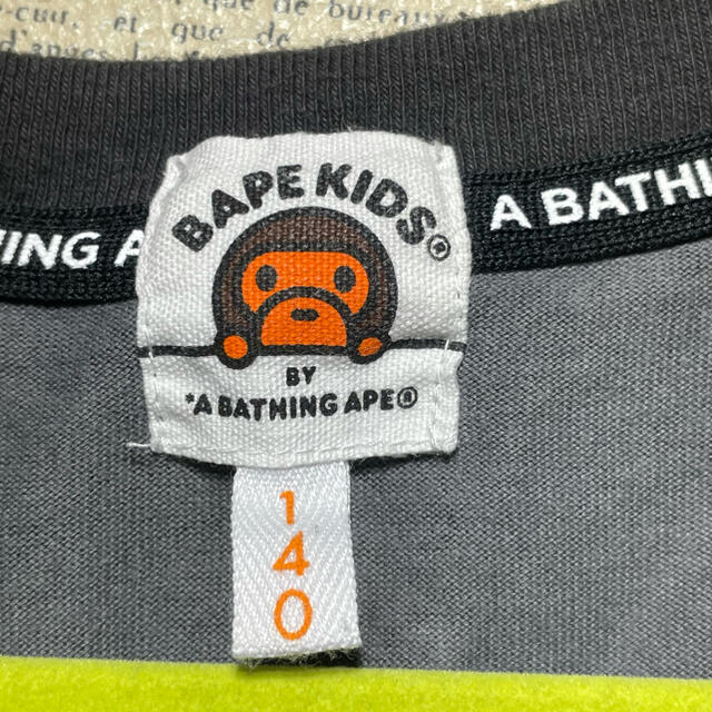 A BATHING APE(アベイシングエイプ)のA BATHING APE BAPE KIDS 迷彩長袖Tシャツ 140 キッズ/ベビー/マタニティのキッズ服男の子用(90cm~)(Tシャツ/カットソー)の商品写真