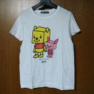 クマノプーサン(くまのプーさん)のディズニー D24 プーさん ピグレット デビルロボッツ 半袖 Tシャツ(Tシャツ(半袖/袖なし))