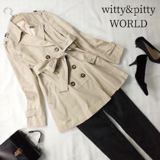 witty&pitty ウィッティーアンドピッティー トレンチコート Mサイズ(スプリングコート)