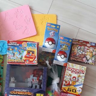 おもちゃ　大量　ラキュー　マイクラ　マリオ　ポケモン　小学生　未使用あり　ゲーム