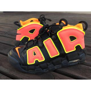 ナイキ(NIKE)の極美USED！1回のみ着用！24.5cm！Nike more uptempo(スニーカー)