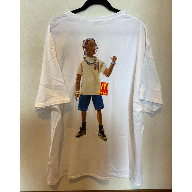 XXL Travis Scott McDonald's  Tシャツ 白