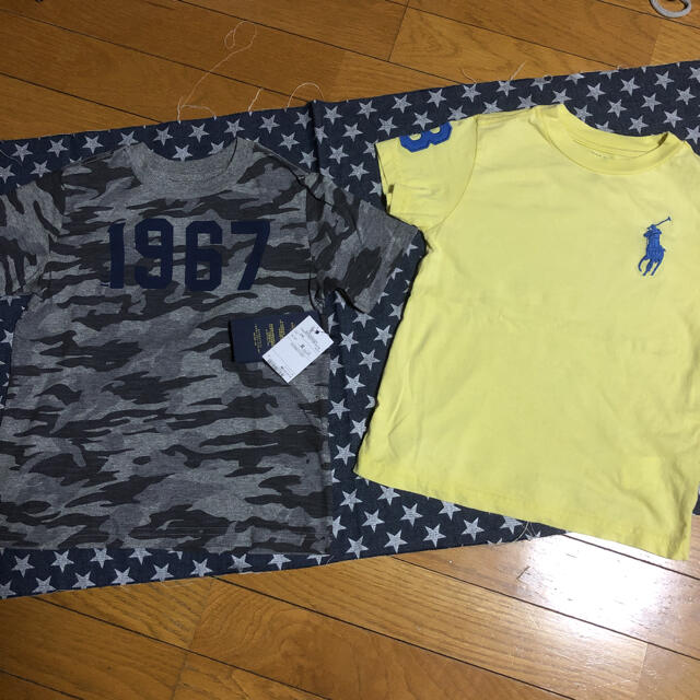 POLO RALPH LAUREN(ポロラルフローレン)の新品カモフラ★美品ビッグポロTシャツ2枚セット キッズ/ベビー/マタニティのキッズ服男の子用(90cm~)(Tシャツ/カットソー)の商品写真