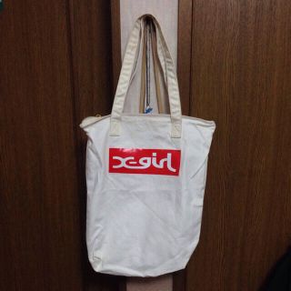 エックスガール(X-girl)の★x-girl BOX LOGO バッグ(トートバッグ)