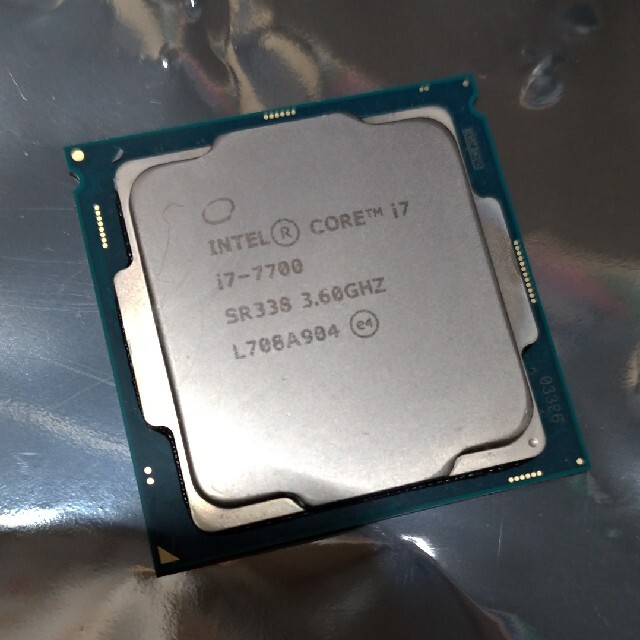 CPU Intel Core i7 7700 3.6GHz スマホ/家電/カメラのPC/タブレット(PCパーツ)の商品写真