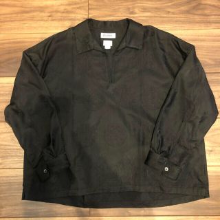 デラックス(DELUXE)のDELUXE × EVISEN CAMELLIA SHIRT BLACK XL(シャツ)