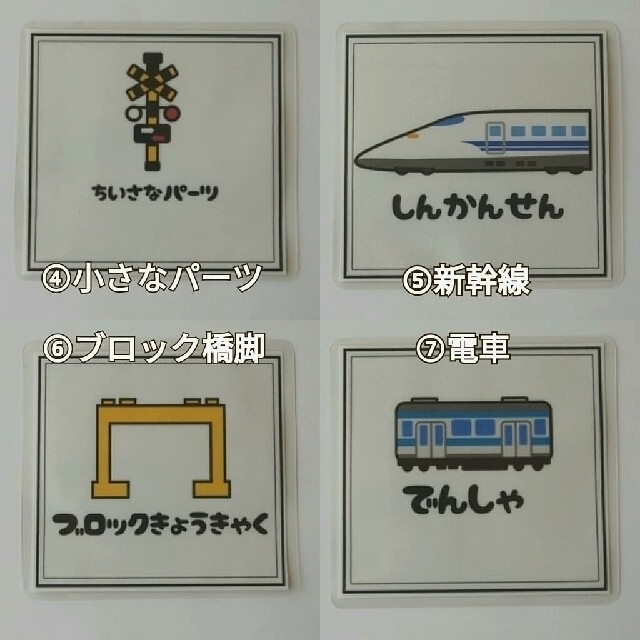 【 guide.ruu.様専用】鉄道おもちゃラベル ハンドメイドのハンドメイド その他(その他)の商品写真