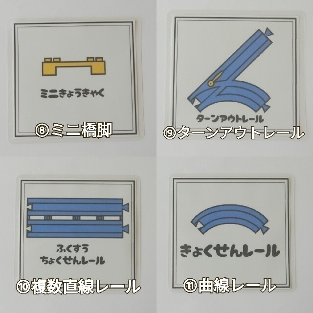 【 guide.ruu.様専用】鉄道おもちゃラベル ハンドメイドのハンドメイド その他(その他)の商品写真