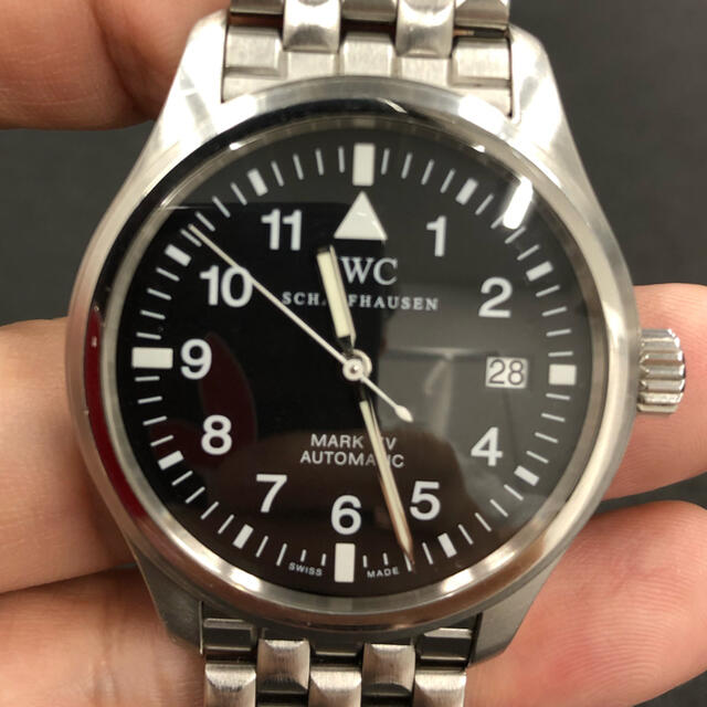 IWC(インターナショナルウォッチカンパニー)のIWC マーク15 中期ブレス　ギャラ　ボックス　予備コマ付属　美品 メンズの時計(腕時計(アナログ))の商品写真