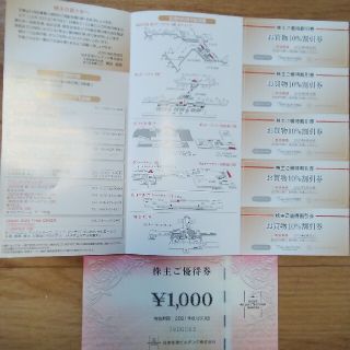 ジャル(ニホンコウクウ)(JAL(日本航空))の日本航空ビルディング㈱ 優待券１０００円分(ショッピング)