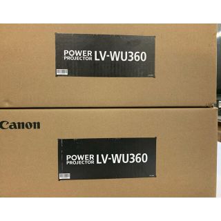 キヤノン(Canon)のdidi様専用　未使用　キヤノン　プロジェクター　LV-WU360(プロジェクター)