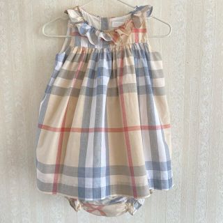 バーバリー(BURBERRY)のBurberry バーバリー ブルマ付き ワンピース 12M (ワンピース)