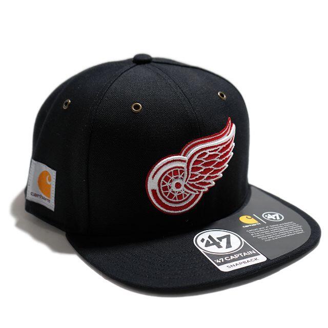 carhartt - カーハート×'47☆ブラック NHL デトロイトレッド carhartt - カーハート×'47☆ブラック NHL デトロイトレッド