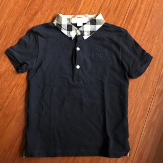 バーバリー(BURBERRY)のお値下げ⭐︎バーバリー  ポロシャツ　黒　3Ｙ　(Tシャツ/カットソー)