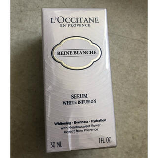 ロクシタン(L'OCCITANE)のレーヌブランシュ　ホワイトインフュージョンセラム　新品ま(美容液)