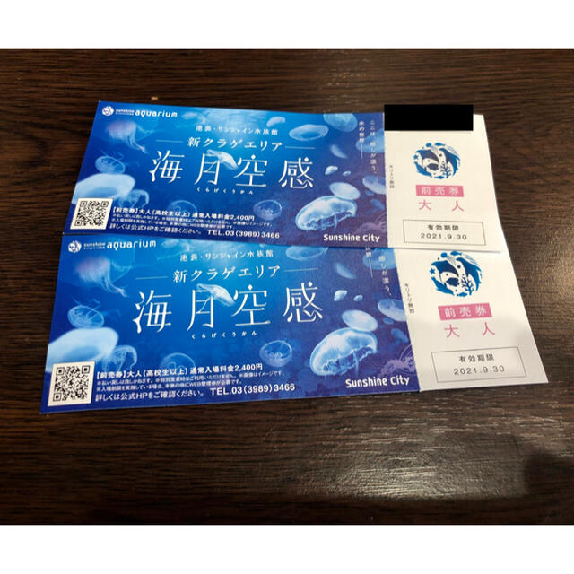 サンシャイン水族館 前売券2枚 | www.suellencolombo.com.br