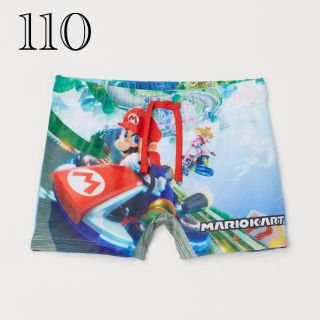 エイチアンドエム(H&M)のラスト1点！新品　スーパーマリオ　マリオカートスイムパンツ  110/115(水着)