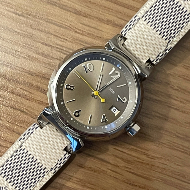 LOUIS VUITTON - 超美品！　ルイヴィトン　タンブール　腕時計　レディース