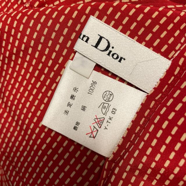 Christian Dior ディオール ヴィンテージ 100% シルクシャツ