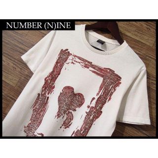 ナンバーナイン(NUMBER (N)INE)のsue様専用 ナンバーナイン カート期 クラック加工 ハート 涙 額縁 Tシャツ(Tシャツ/カットソー(半袖/袖なし))