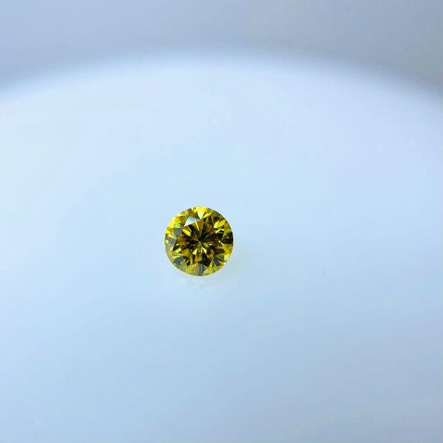 FANCY VIVID YELLOW 0.104ct RD/RT0694/CGL