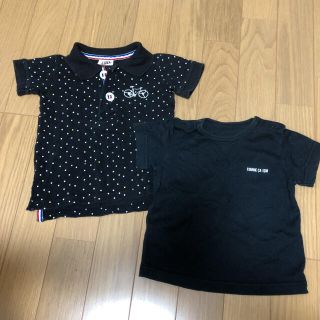 コムサイズム(COMME CA ISM)のベビー　Tシャツ　80   2枚セット(Ｔシャツ)