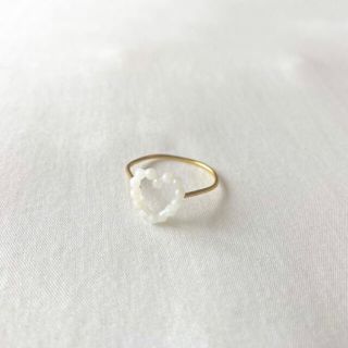 フラワー(flower)の୨୧ Vintage rétro Heart Donut Ring(リング)